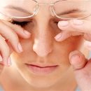 Dry eyes: In winter heating air is often the trigger