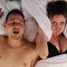 What helps from snoring